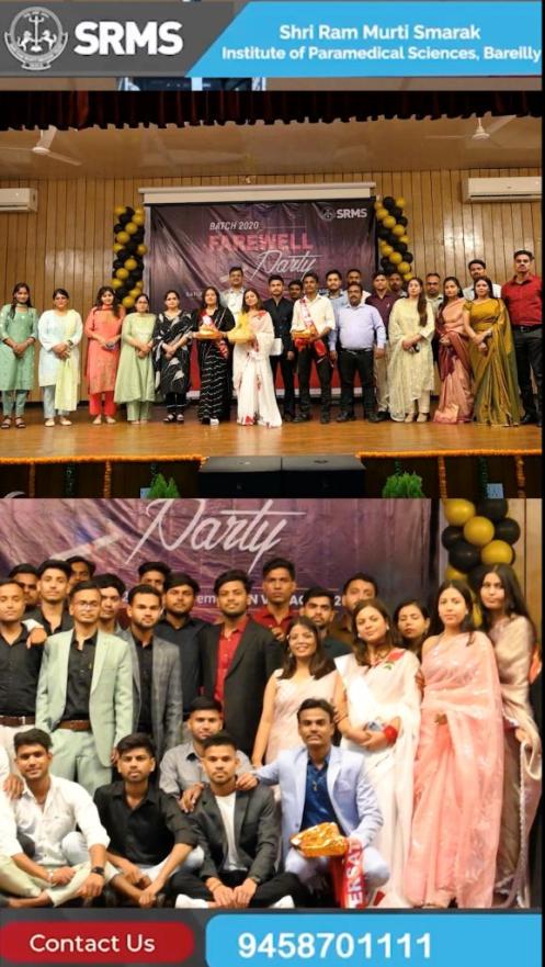 BON VOYAGE 2025: A GRAND SEND-OFF TO SRMS PARAMEDICAL BATCH OF 2020!